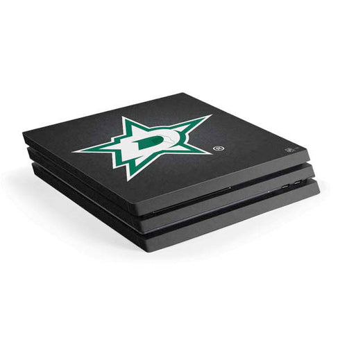 NHL Dallas Stars Black Background PS4 Pro Console Skin